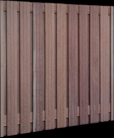 Hardhout schutting